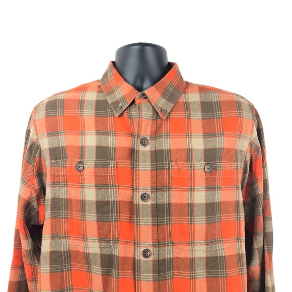 Duluth Trading Men's Button Front Plaid Flannel - Picture 3 of 5